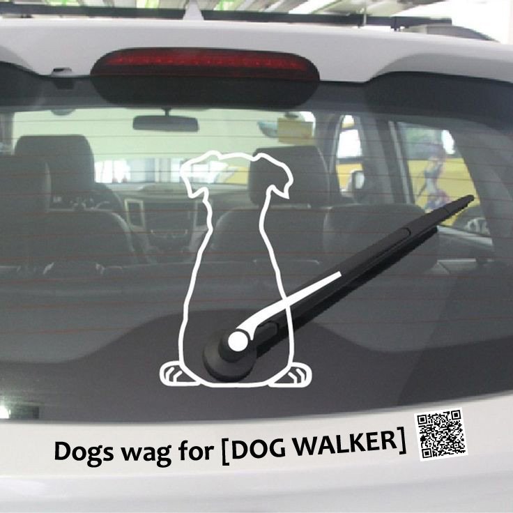 Car sticker - Wag Car sticker - Wag
